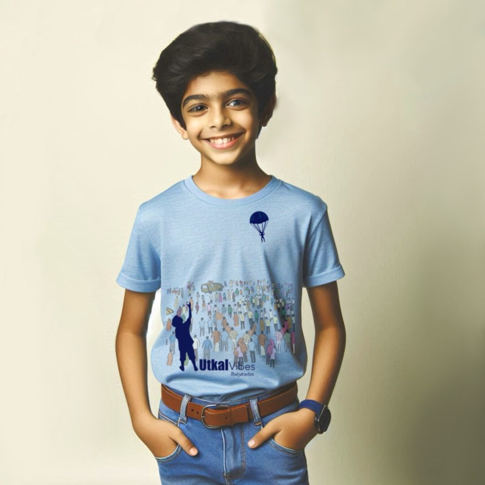 Round Neck Printed Cotton T-Shirt - Aakash Chatta - Image 3